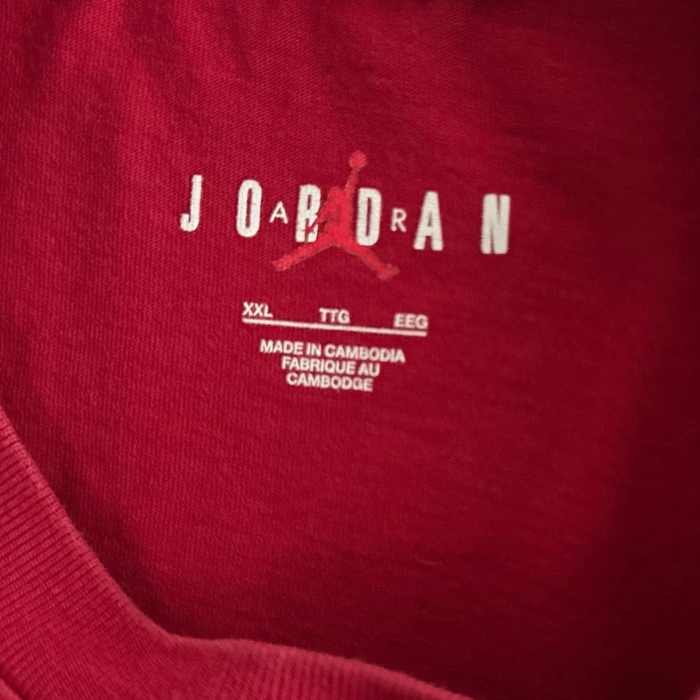 Jordan 4 Bred T-Shirt Jumpman Stack Flight Graphic Red Mens 2XL XXL FN5978-687